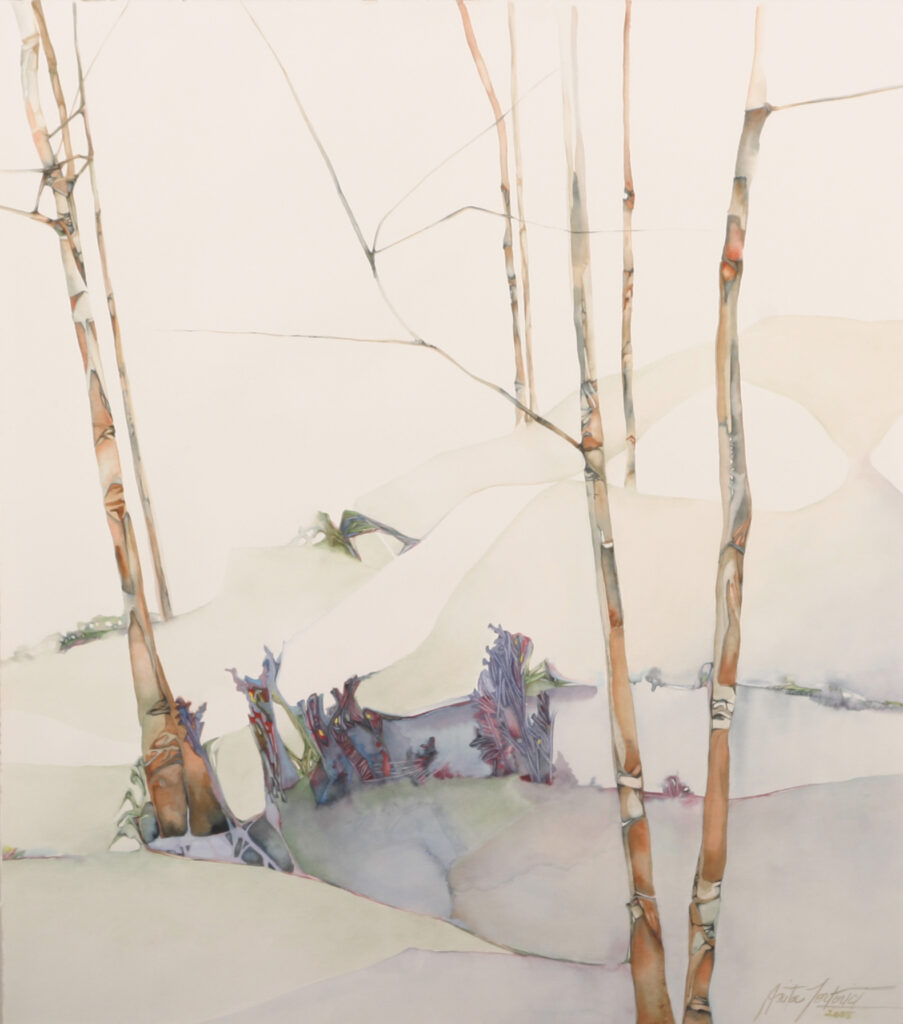 Morning has Broken, watercolor on paper by Anita Tortorici
