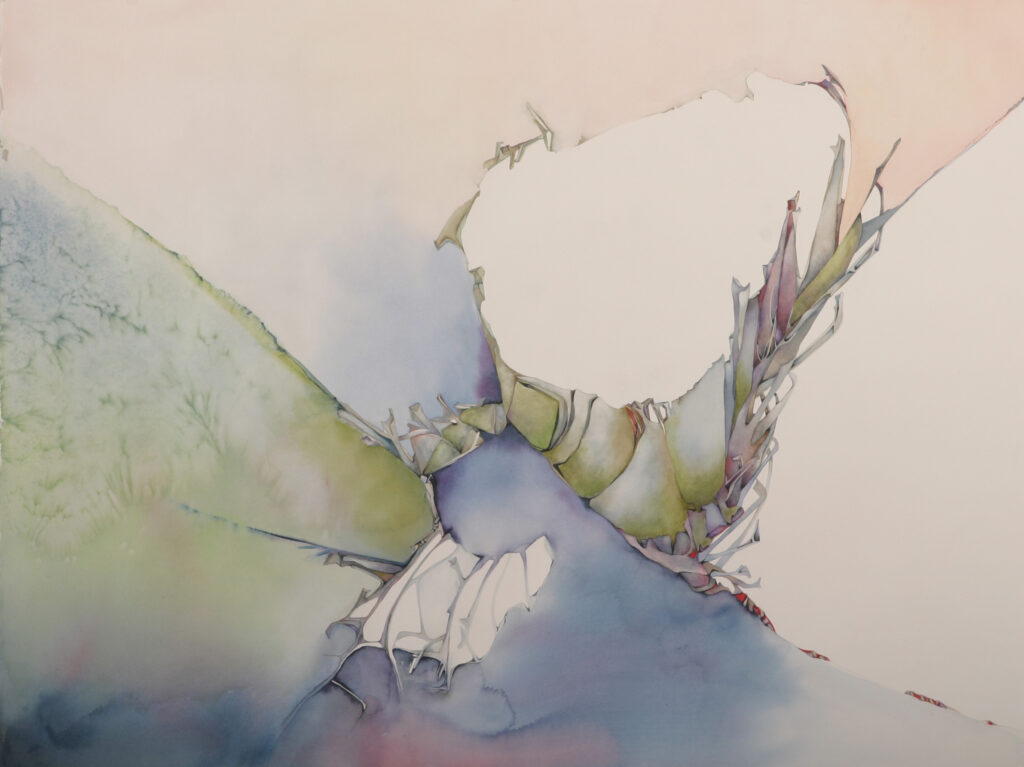 Paradise Lost, watercolor on paper by Anita Tortorici